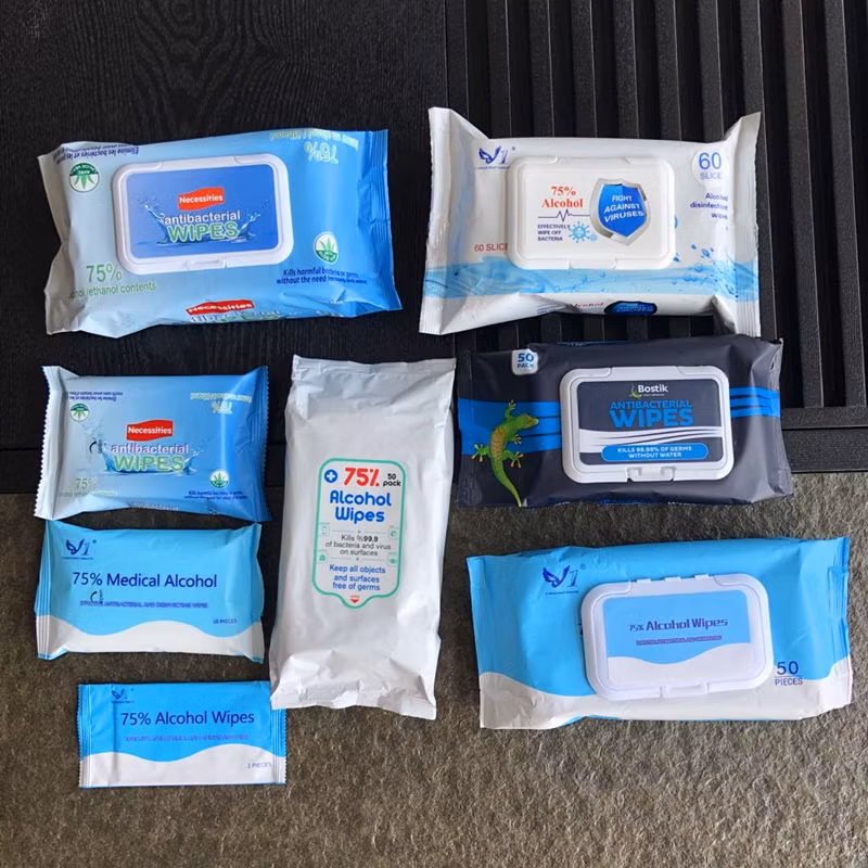 Isopropanol Wipes Alcohol Wipes Cleaning Wipes Disinfectant Wipes FDA/Ce
