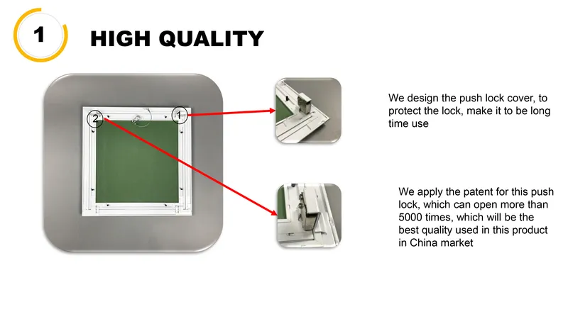 Aluminum Moisture Plumbing Access Panel 450X450mm