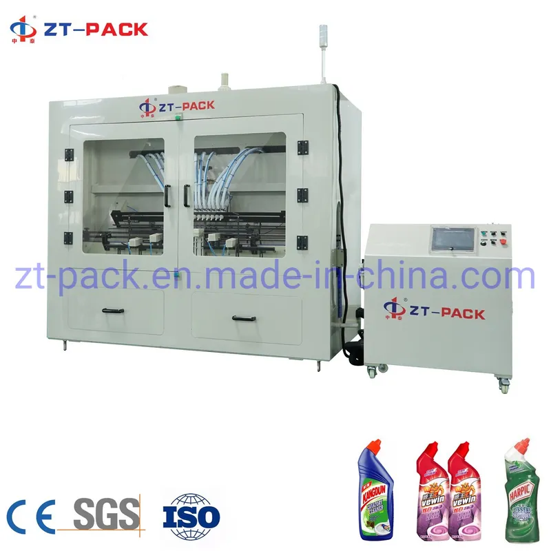 Clorox etc Corrosive Liquid Protection Gravity Filling Machine