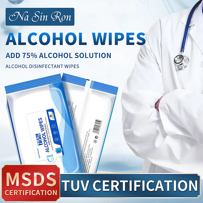 Wipes Flushable Wipes (1 Pack 40 Wipes) , Unscented Wet Wipes