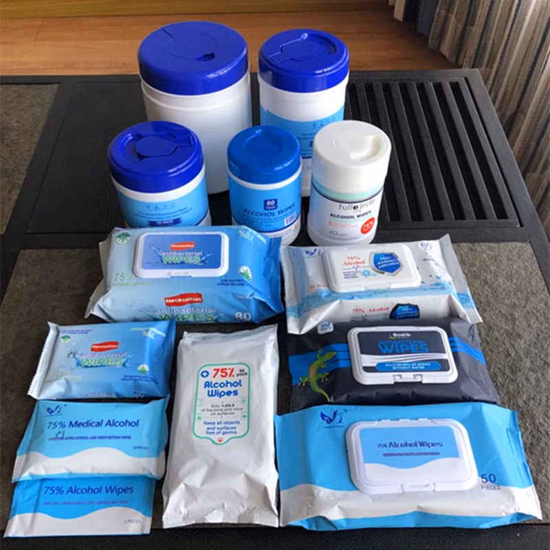 75% Alcohol Disinfecting Wipes Alcohol Wipes Cleaning Wipes Antiseptic Wipes