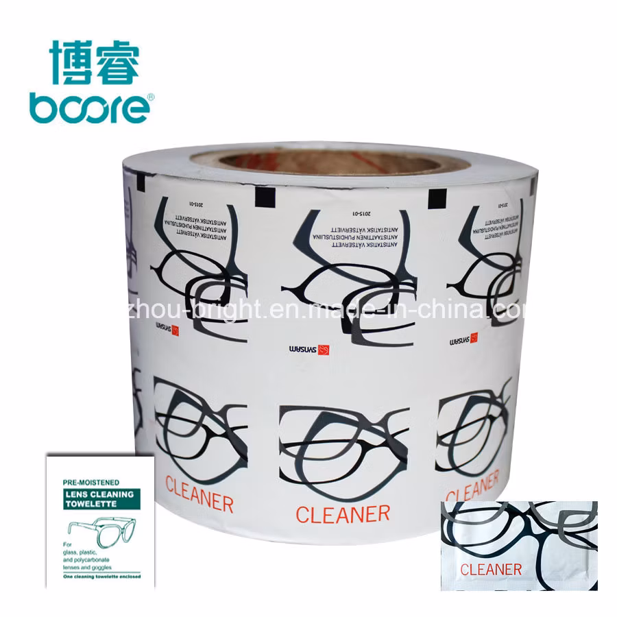 Metallized Aluminum Foil Paper for Eyeglass Cleaning Wipes, Aluminum Foil Wrapping Paper Lens/Screen Cleaning Wipes