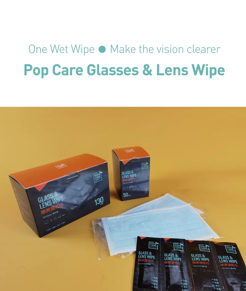 Glasses Cleaning Wipes Anti Fog Wet Wipes Cleaning Cloth