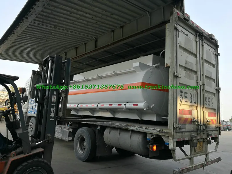 Hydrochloric Acid Tank, Sodium Hypochlorite Tank Body 10000L Elliptic 2 Compartments