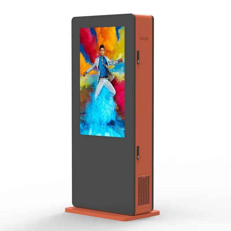 49 Inch Wind-Cooled Vertical Screen Landing Ultra-Thin Outdoor LCD Advertising Player