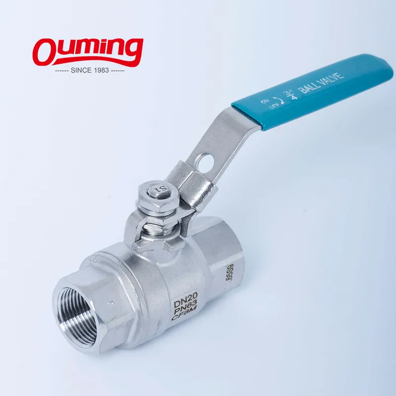 Screw Female Thread End 2PC Type SS304 Ball Valve