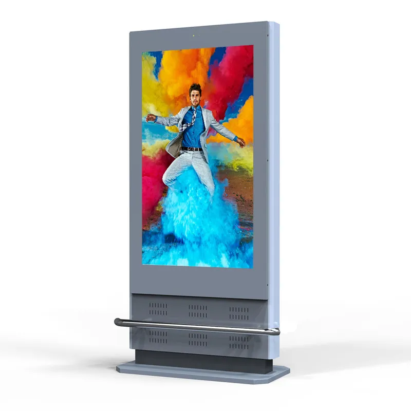 49 Inch Wind-Cooled Vertical Screen Landing Ultra-Thin Outdoor LCD Advertising Player