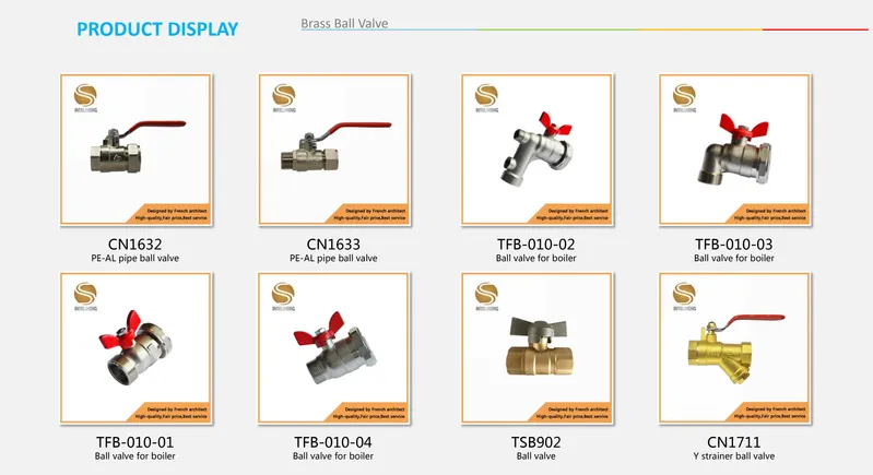 Pn25 BSPT/NPT Thread Brass Ball Valve with Chrome Plated