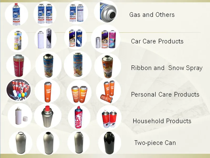 Diameter 65mm Aerosol Can with High Cone