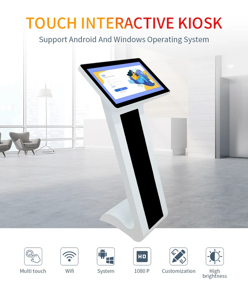 Type-K Horizontal Advertising Display Big LCD Screen 65 Inch Indoor LCD Display Screen