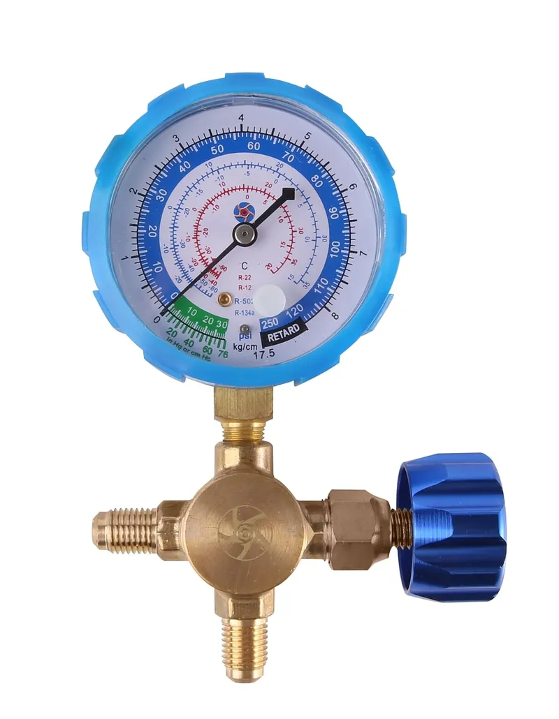 Refrigerant Parts Manifold Gauge (Single Valve or Double Valve)