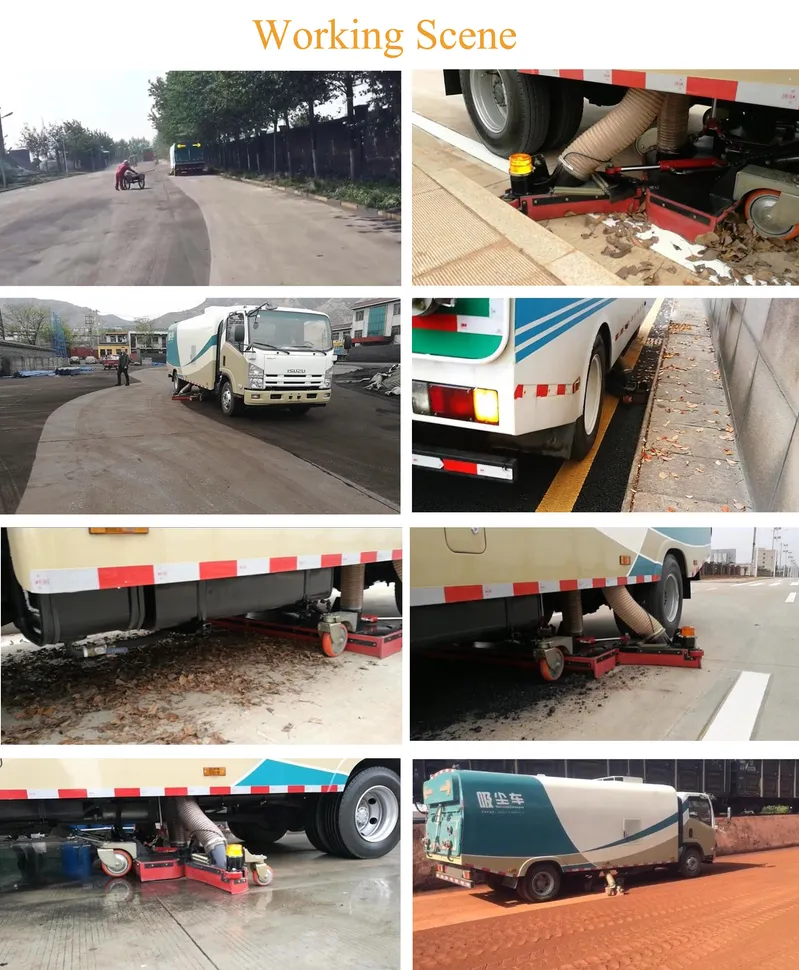 4X2 Road Street Runway Vacuum Sweeper Truck