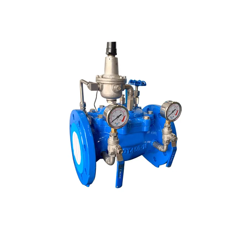 DN50-DN600 Pn16 Wcb Ductile Iron Water Pressure Regulator Pressure Reducing Valve