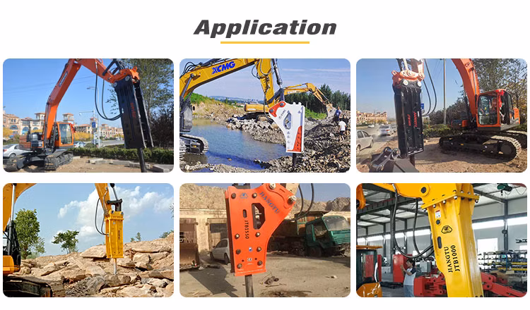 Factory Price Side Type Top Type Box Silence Type Excavator Hydraulic Breaker