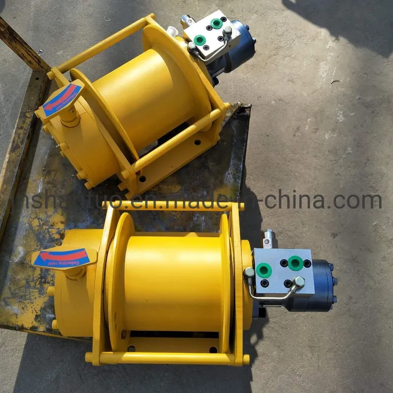 1.5ton 20kn Hydraulic Winch with Relief Valve