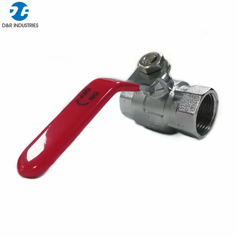 Threaded Female Nickel Plated Ball Valve