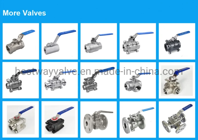 2" 1000psi/Pn63 304 316 Threaded 2PC Stainless Steel Floating Ball Valve