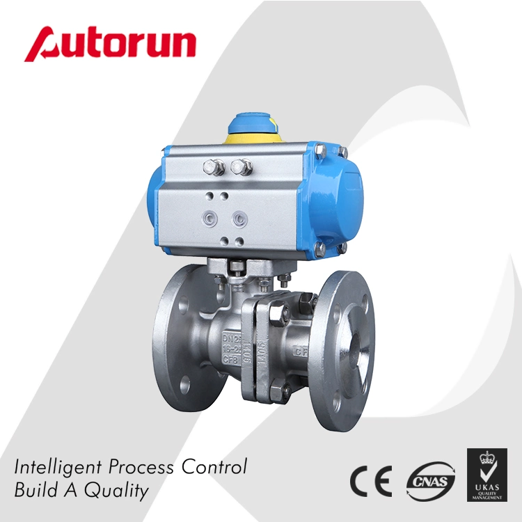 Ss Pneumatic Two-Piece Ball Valve