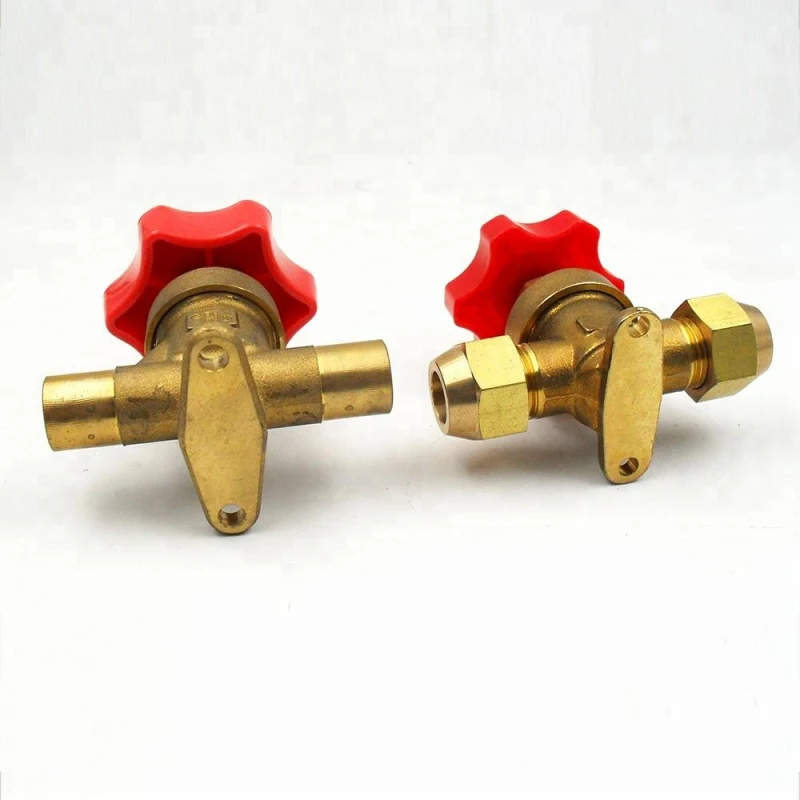 Refrigeration Brass Joining Hand Valve Shut-off Valve HAVC Parts