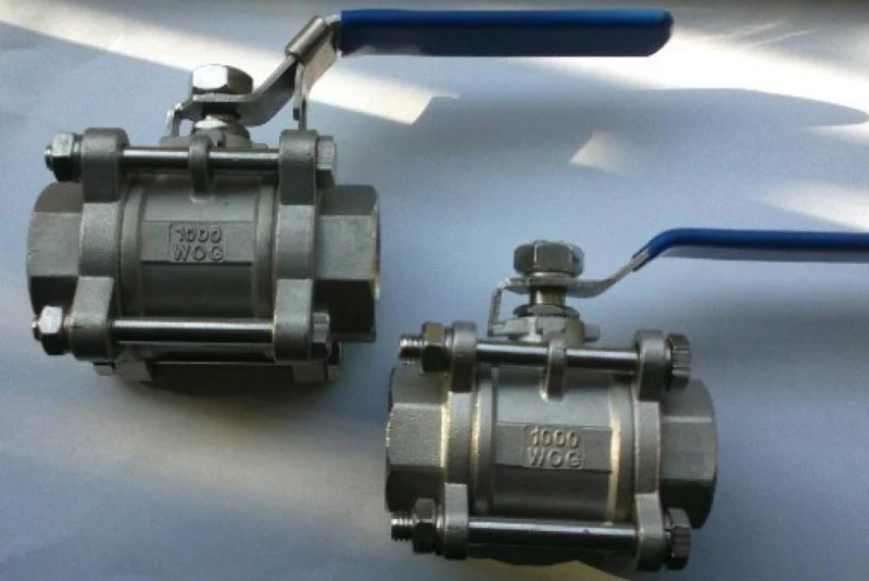 4 Inch 1000wog 304 316 Stainless Steel 3PC Ball Valve
