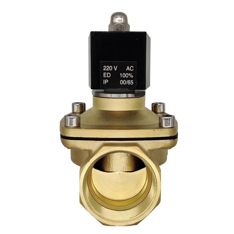 Normally Open&Closed Water Solenoid Valve with Waterproof Coil, Brass Solenoid Valve