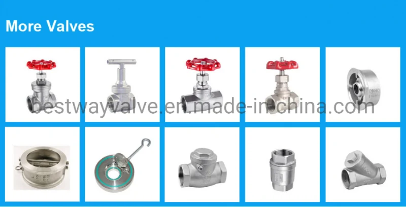 2" 1000psi/Pn63 304 316 Threaded 2PC Stainless Steel Floating Ball Valve