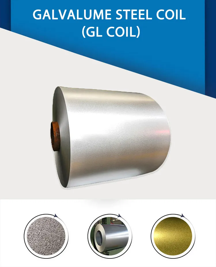 Galvalume Steel Steel Coil Mild Carbon Iron Materials Steel Coil