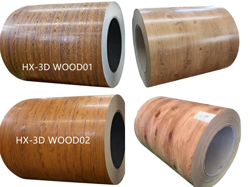 Wood Coils Dx51d Zinc Coated PPGI Prepainted Galvanized Steel Coil