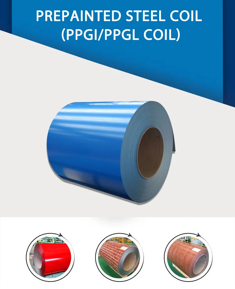 Color Coated Zinc Coating Galvanized Steel Coil for Roofing