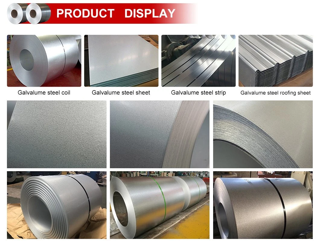 JIS G3321 Aluminium Zinc-Alloy Aluzinc Galvalume Coated Steel Sheet, Aluzinc/Zincalum/Galvalume Steel Coil