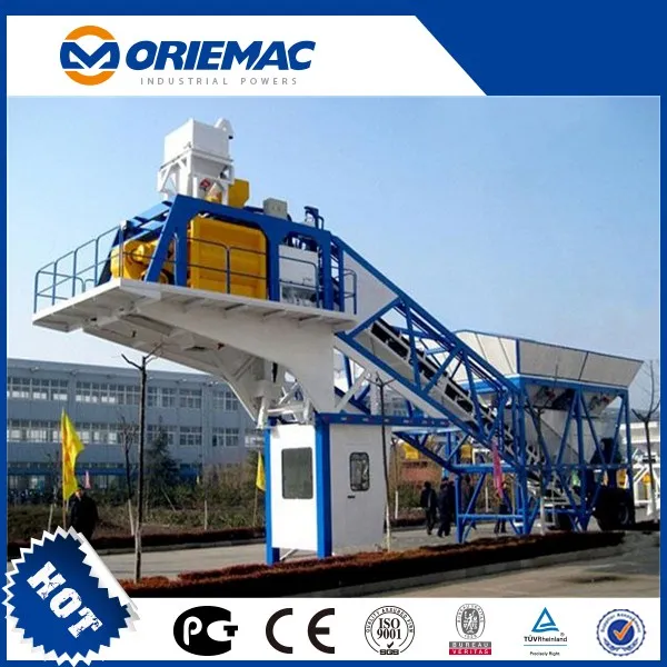 60ton/Hour Mobile Concrete Mixing Plant 60m3 Per Hour