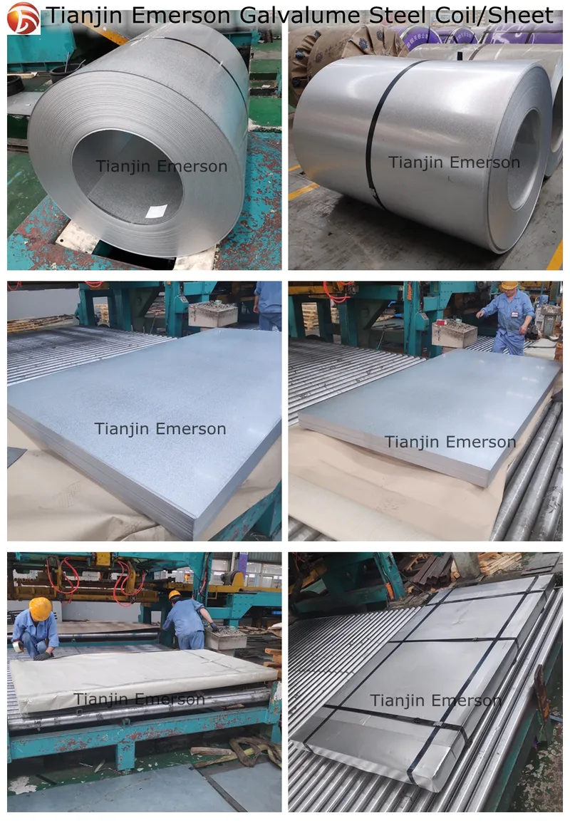 Aluminum Zinc Coating Steel Az150 Galvalume Alu Zinc Steel Sheet in Coil