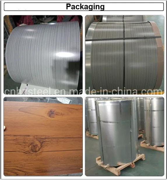 Wood Coils Dx51d Zinc Coated PPGI Prepainted Galvanized Steel Coil