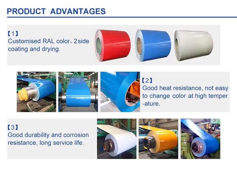 Colour Coated PPGI Coils Sheets PPGI Steel Coil From Boxing