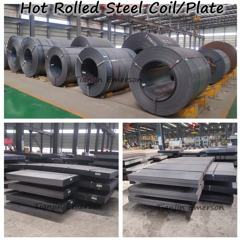 Steel Coil HRC Ss400 Q235 St37 Hot Rolled Mild Steel Plate