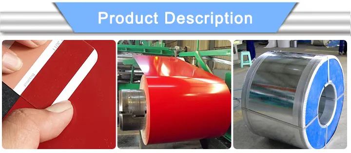 Hot Selling Different Thickness PPGI Color Coated Steel Coil Price in China