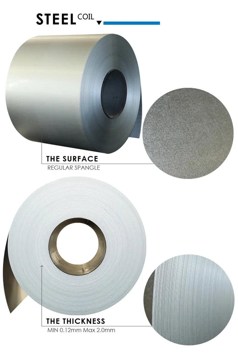 Zinc Coated Gi Sheet/Coil Hot Dipped Galvanized/Galvalume Steel Coil