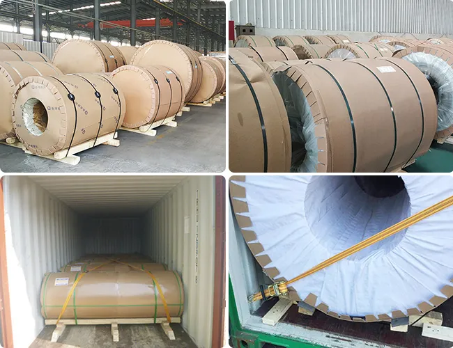 aluminum chamfer strip/Chamfered Aluminum coil strip for transformer winding