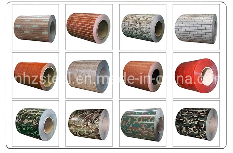 Prime Material Wood Grain Steel Coils PPGI for Roofing Tiles / Prime PPGI Coils