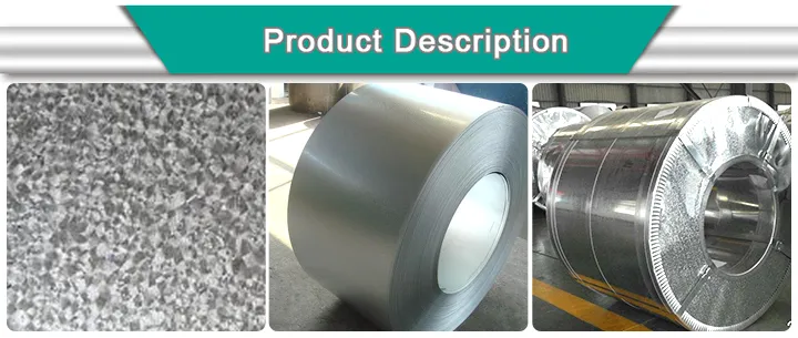 Dx51d Z180 Zinc Coated Gi Iron Coil for Building Construction