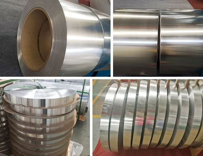 aluminum chamfer strip/Chamfered Aluminum coil strip for transformer winding