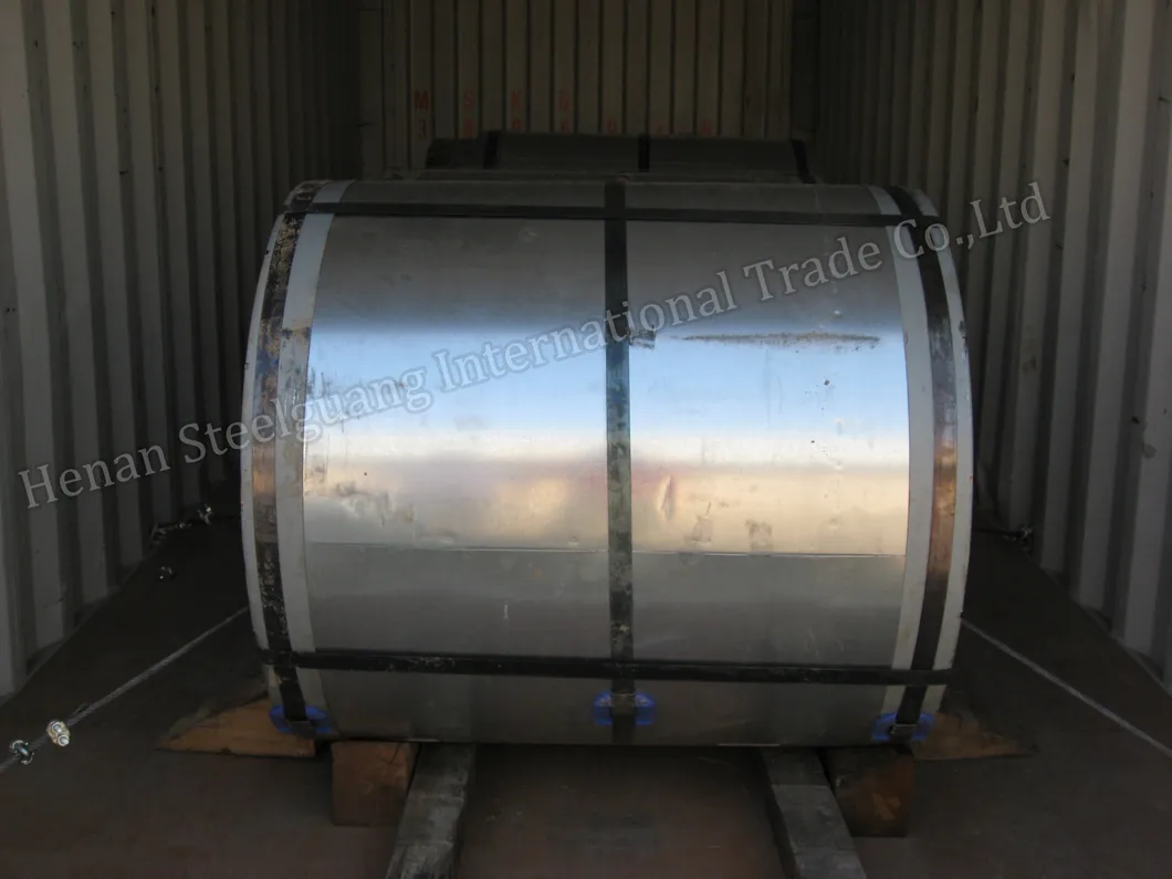 Color Coating Hot DIP 55% Aluminium Alloy G300 Zinc Coated Steel Gi Galvanized Prepainted Aluzinc Coil