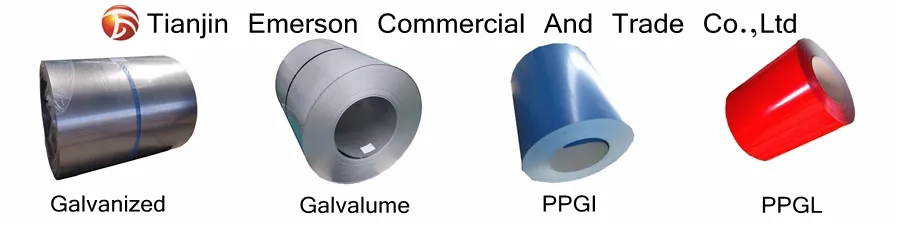 Zinc 60g -275g Gi Galvanized Steel Iron Coils CRC PPGI Steel Strip Coil Sheet Plate for Roofing Materials