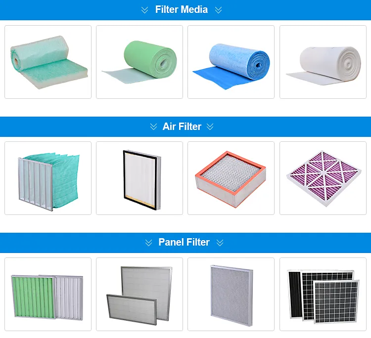 Chinese Supplier Ceiling Filter Roll Roof Filter with 560g