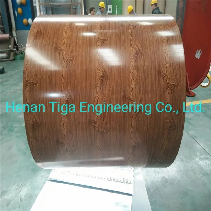 Wooden Printed Hot DIP Galvanized Prepainted Steel Coil PPGI Plate