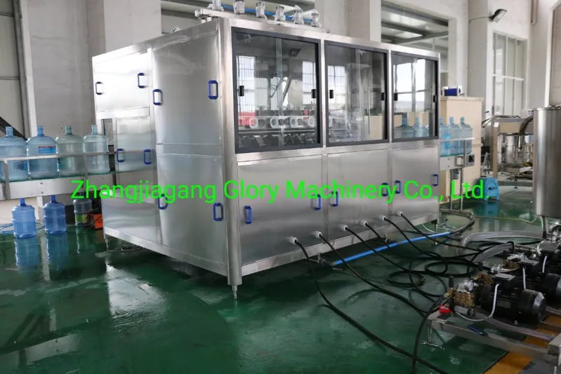 80bar High Pressure 5gallon Barrel Washing Machine 300-1000bph