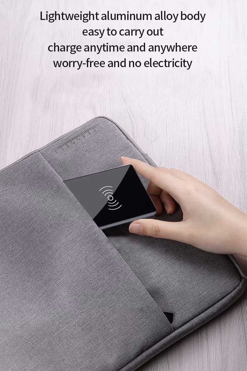 30000mAh Power Bank External Battery Bank Built-in Wireless Charger