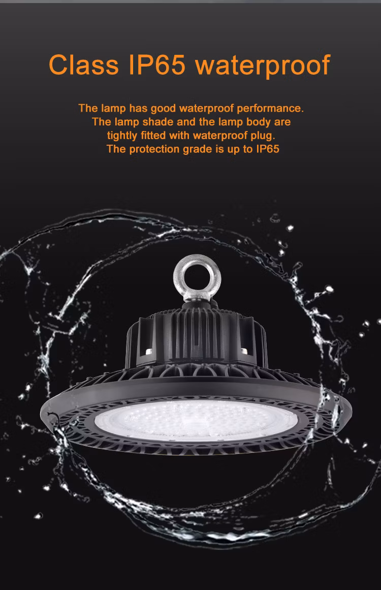 High Luminous Efficiency UFO Long Life LED High Bay Light 30000 Lumen