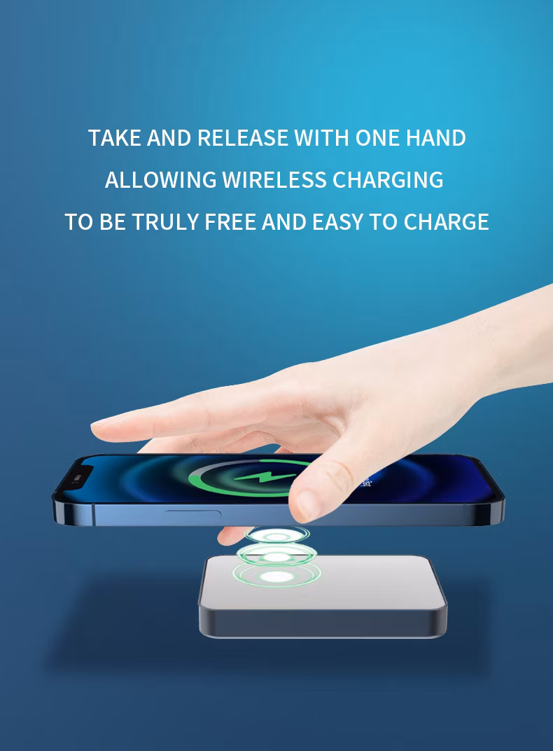 30000mAh Power Bank External Battery Bank Built-in Wireless Charger