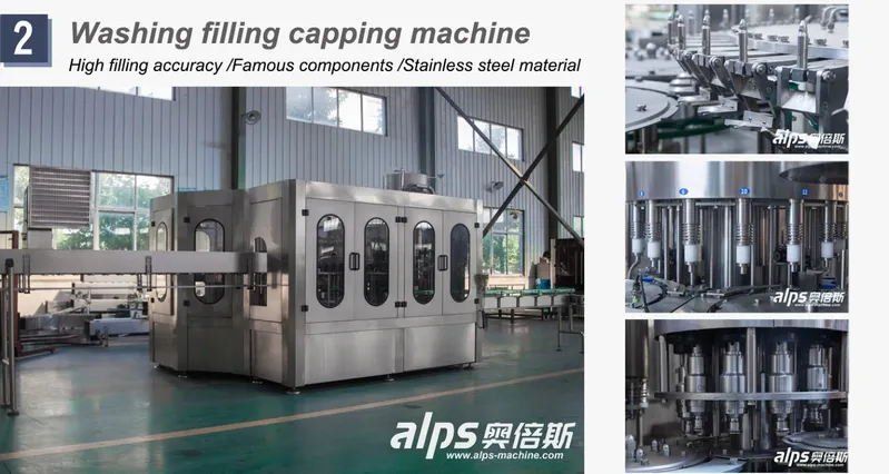 5000-30000bph Complete Water Filling Production Line